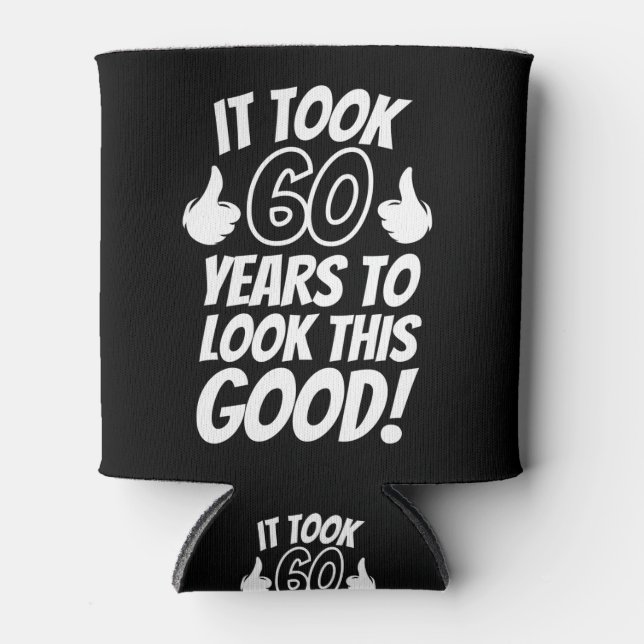 60th Birthday Dosenkühler (Vorderseite)