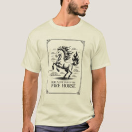 60th Birthday Fire Horse Zodiac Chinese 2026 New Y T-Shirt