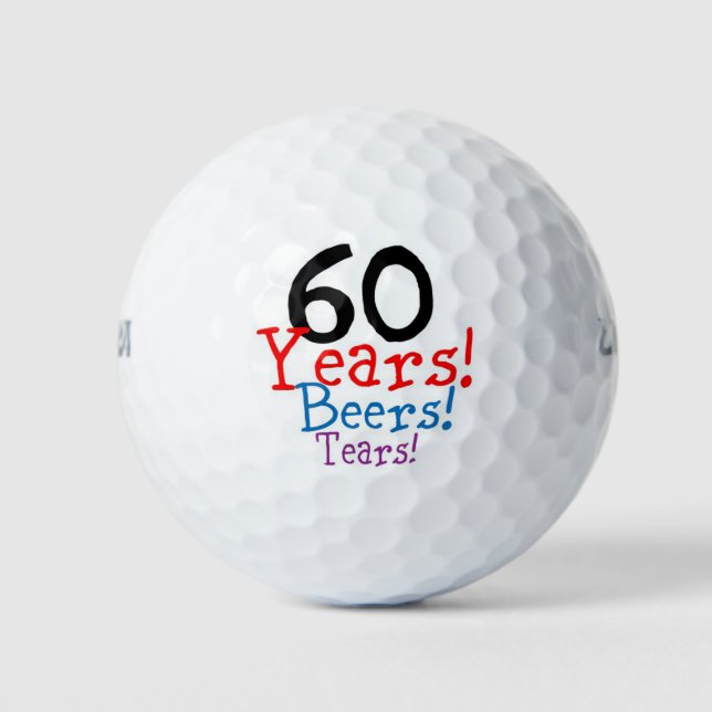 60th Birthday Golfball (Vorderseite)