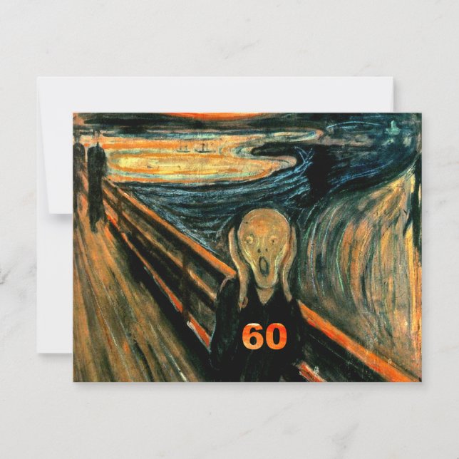 60th Birthday Karte (Vorderseite)