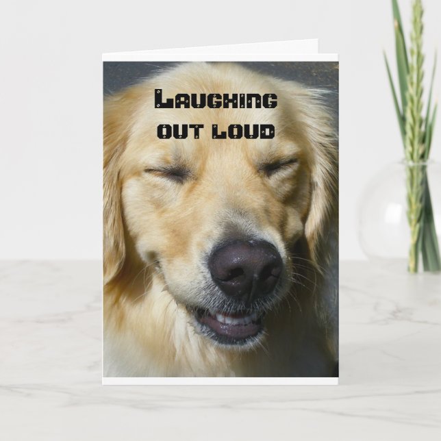 **60th BIRTHDAY** LAUGHING OUT LOUD! Card Karte (Vorderseite)