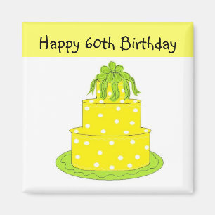 60th Birthday Magnet