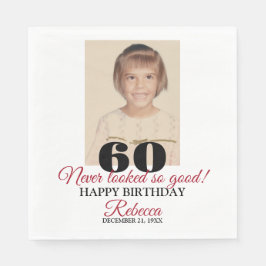 60th Birthday Serviette
