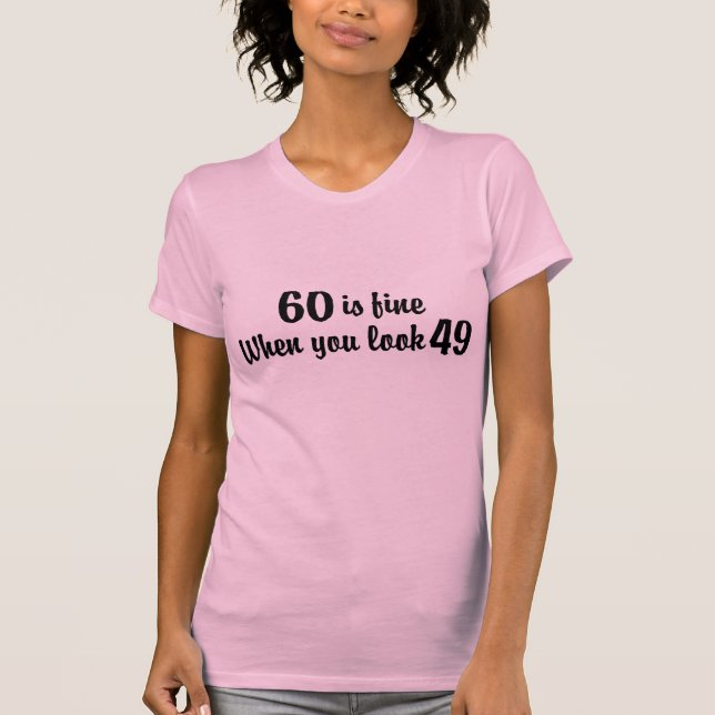 60th Birthday T-Shirt (Vorderseite)