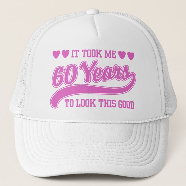 60th Birthday Truckerkappe (Vorderseite)