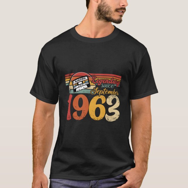 60Th Py 60Th Born September 1963 T-Shirt (Vorderseite)