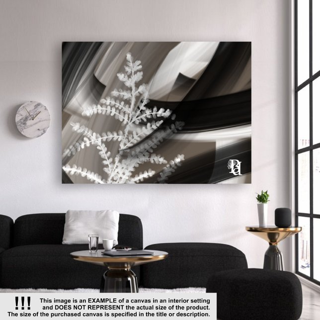 60x40"Terra’s Tender Whisper Abstract Brown Flower Leinwanddruck (Von Creator hochgeladen)