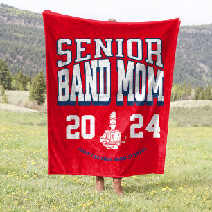 60x80 Schulband Senior Mama Stadium Fleecedecke