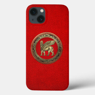 [610] Assyrian Winged Lion - Gold Lamassu Case-Mate iPhone Hülle