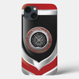 [610] Vegvisir - Viking Silver Magic Runic Compass Case-Mate iPhone Hülle