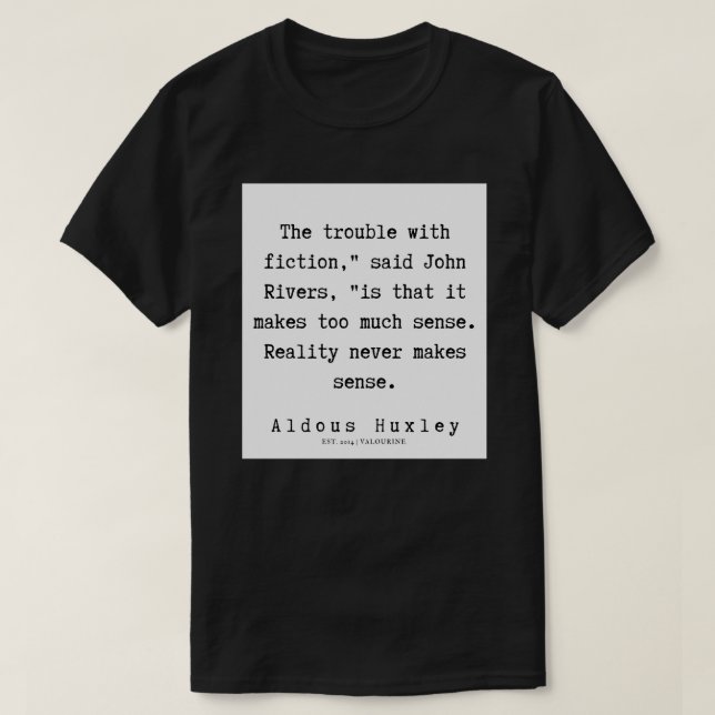 61 Aldous Huxley Quotes 190714 T-Shirt (Design vorne)
