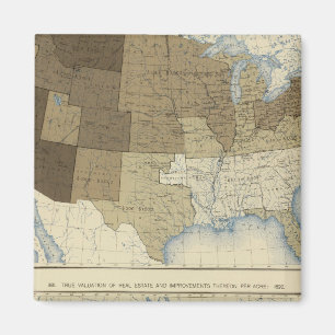 61 Bewertung, reales Anwesen, Privateigentum 1890 Magnet