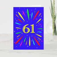 61. Birthday Explosion Card