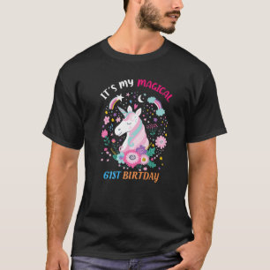 61. Geburtstag Magische 61 Jahre Altes Dabbing Uni T-Shirt