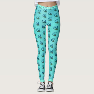 61. Geburtstag oder Jubiläum Pfauenmuster Leggings