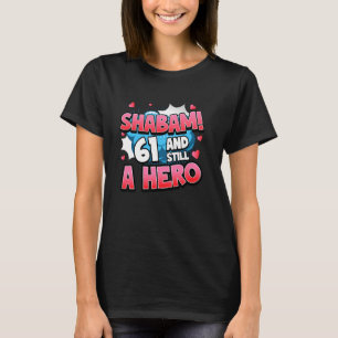 61. Geburtstag Superheld Frauen Shabam! Held Comic T-Shirt