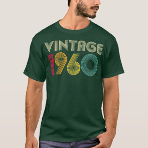 61. Geburtstagsgeschenk Vintag 1960 61 Jahre alte  T-Shirt