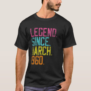 61. Geburtstagsgeschenke - Legende seit März 1960 T-Shirt