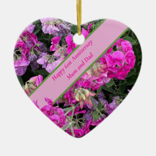 61. Hochzeit Keramik Ornament