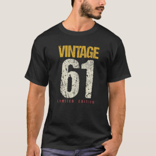 61 Jahre alt Vintag 1961 61. Geburtstagsdekoration T-Shirt