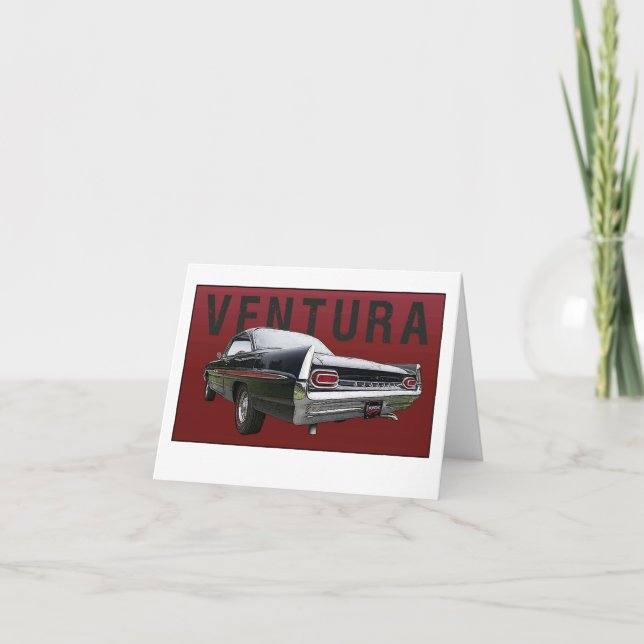 61 Pontiac Ventura Anmerkungskarte der hinteren Karte (Vorderseite)