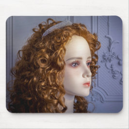 6271-Mannequin mit Rotem Haar und Diamond Tiara Mousepad