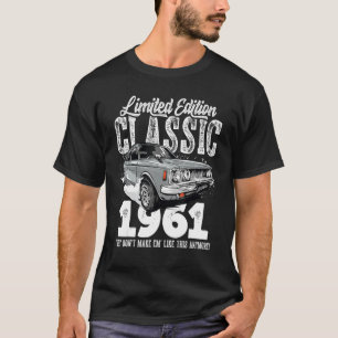 62. Geburtstag Vintag Classic Car 1961 B Tag 62 ye T-Shirt