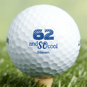 62. Geburtstagsgeschenk für ihn Cool 62 Lustig Bla Golfball