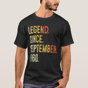 62 Jahre alt 62. Geburtstag seit September T-Shirt