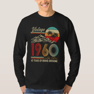 62 Jahre alt 62. Geburtstagsdekoration 1960 T-Shirt