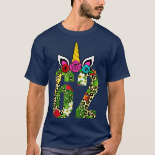 62 Jahre alt Geburtstagsmädchen Unicorn 62. Bir T-Shirt