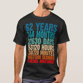 62 Jahre Phantastische Geschenke 62 Jahre alt 62 J T-Shirt