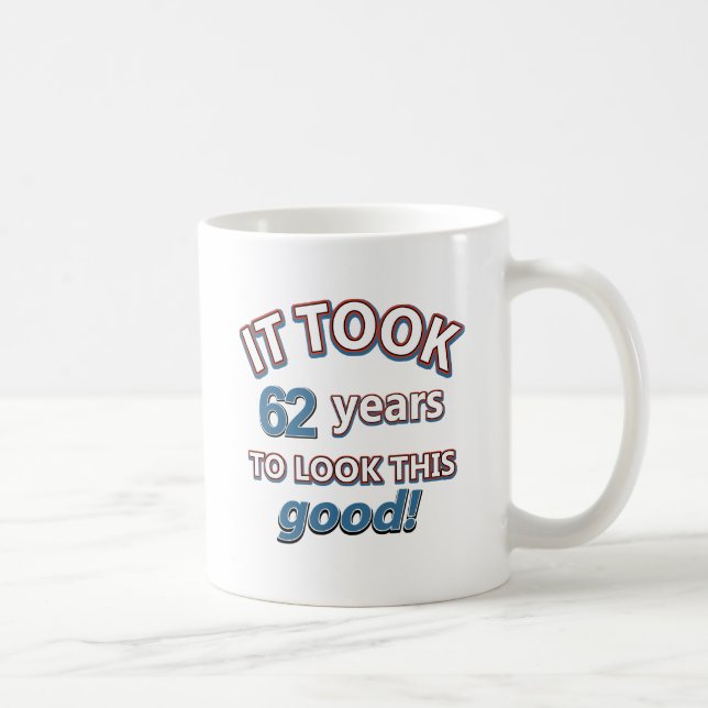 62. Jahrgeburtstagsentwürfe Kaffeetasse (Rechts)