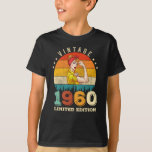 62 Year Old Women Bday 1960 Vintage 62nd Birthday T-Shirt<br><div class="desc">Birthday Design For anyone who's horoscope say difficult & Stubborn But totally worth.Wear it with pride at work,  school gym perfect to pair with shorts,  leggings or jeans for a casual yet trendy Look</div>