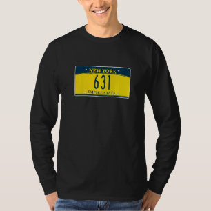 631 Vorwahl Long Island NY New York Kennzeichen T-Shirt