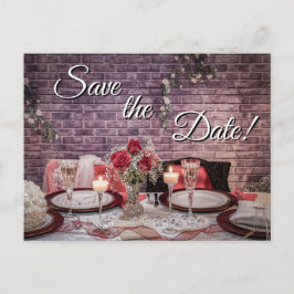 6371-Braut- und Hochzeitstisch Postkarte