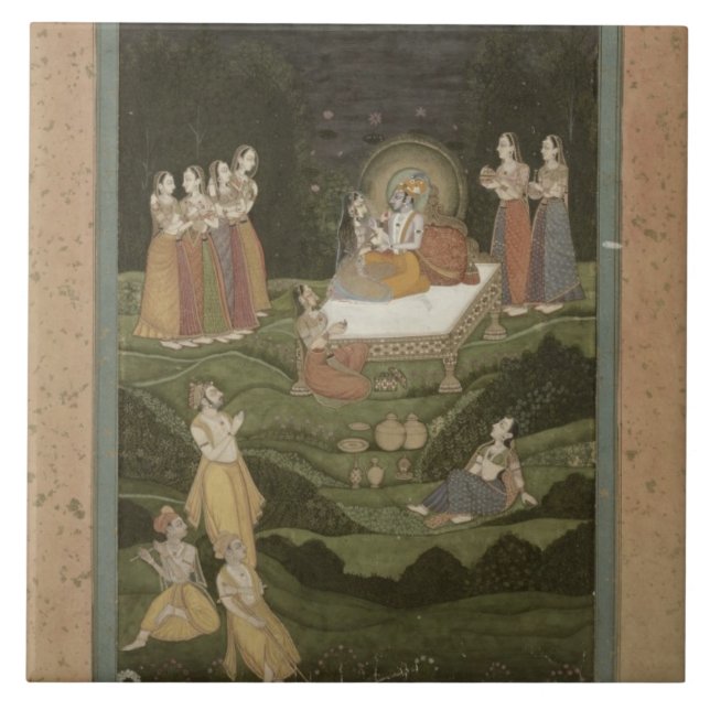 63,794" Tambula-Seva", Krishnagar, Westbengalen, Fliese (Vorderseite)