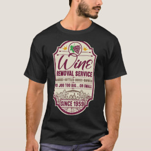 63. Geburtstag I Label Wine Decanter I Weinentnahm T-Shirt