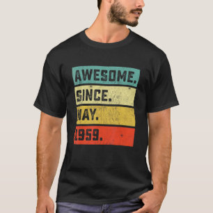 63. Geburtstag Phantastisch seit Mai 1959 63 Jahre T-Shirt