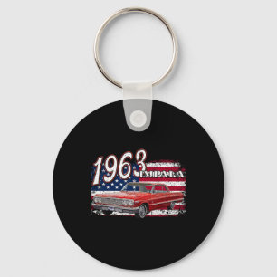 63 Impala Lowrider Ss 4. Juli Amerikaner Schlüsselanhänger