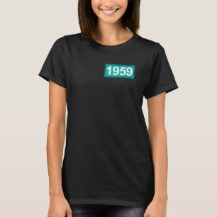 63 Jahre alt Vintag 1959 63. Geburtstag T-Shirt