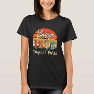 63 Jahre alt Vintag 1959 Originalteile 63. Geburts T-Shirt