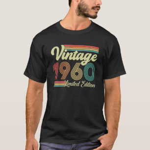 63 Jahre alt Vintag 1960 Geboren 1960 63. T-Shirt