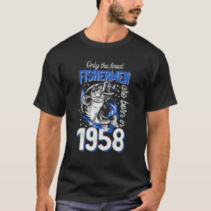 63 Jahre alter Fischer 1958 63. Geburtstag T-Shirt