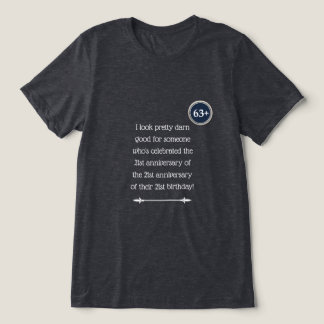 63 Jahre oder älter Tri-Blend Shirt