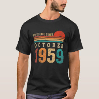 63 Jahre Phantastisch seit Oktober 1959 63. Geburt T-Shirt