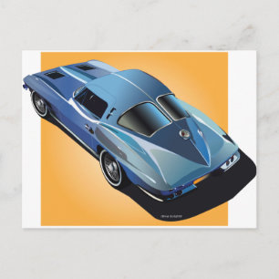 63_Split Window_BlueYellow Box Postkarte