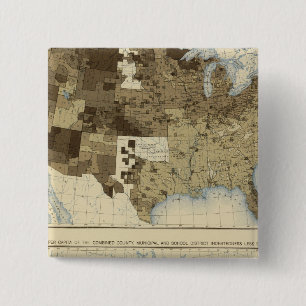 63 Steuern, Verschuldung 1890 Button