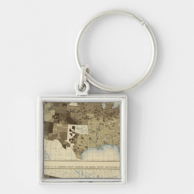 63 Steuern, Verschuldung 1890 Schlüsselanhänger (Vorne)