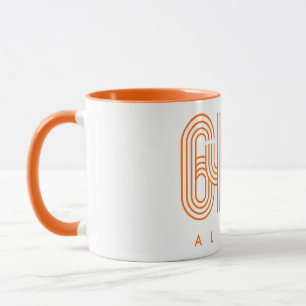 6453 ALUMNI Orange & White Tasse